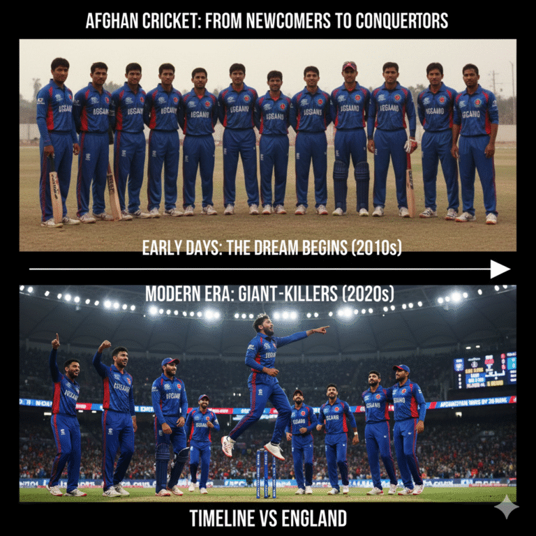 Afghanistan vs England Cricket Timeline
